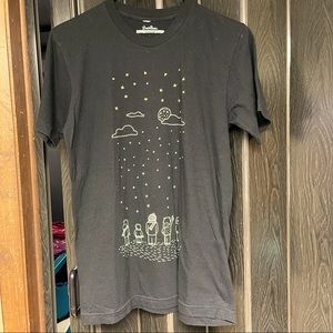 THREADLESS MENS TSHIRT BLACK SMALL